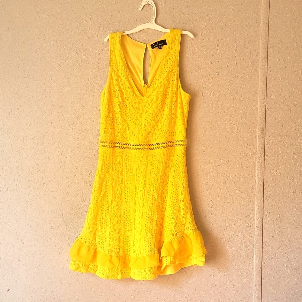 Lulus Small yellow dress